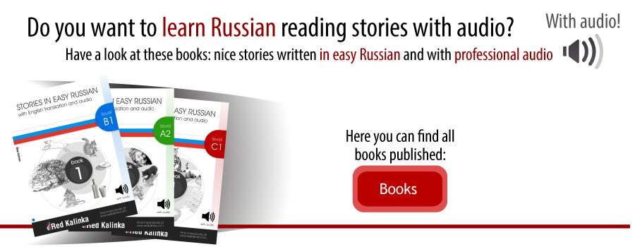 Books to learn Russian from Red Kalinka